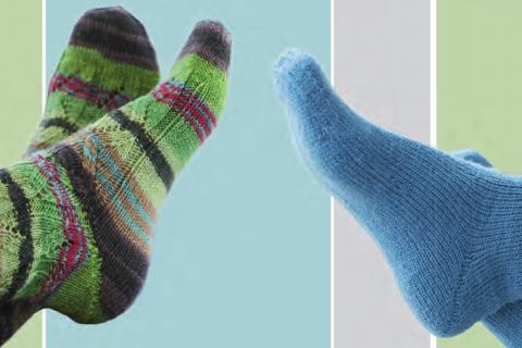 Jak na ruční pletení ponožek