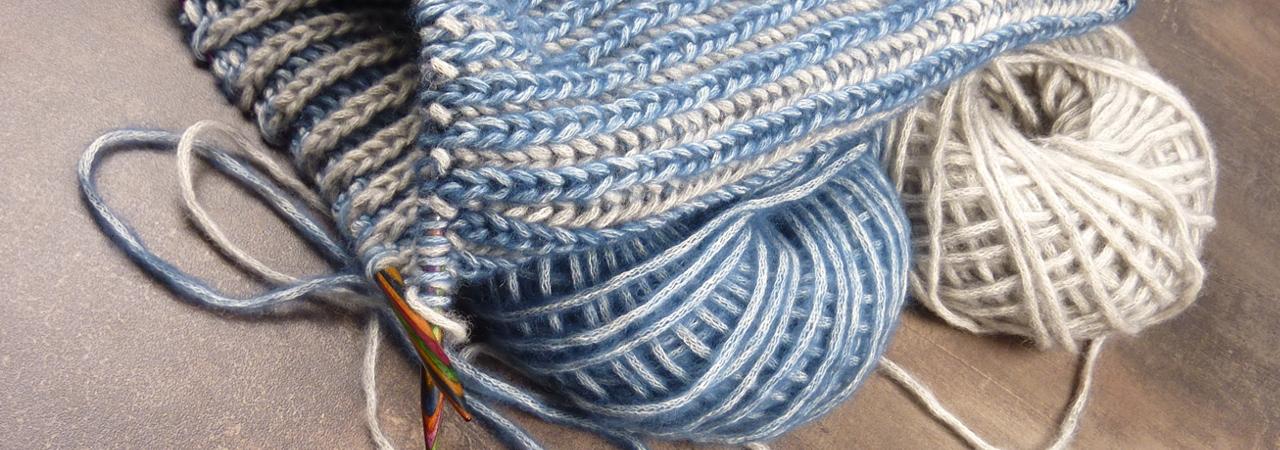 Čepice Cotton-Merino pletená vzorem brioche