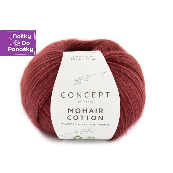 CONCEPT by Katia MOHAIR COTTON 81 Red