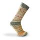 Samovzorovací ponožková příze 4-vrstvá Katia EASY GREEKS SOCKS 72 Khaki-Terra brown-Ochre